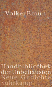 Handbibliothek der Unbehausten - Cover
