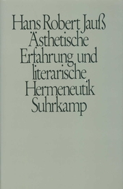 Ästhetische Erfahrung und literarische Hermeneutik - Cover