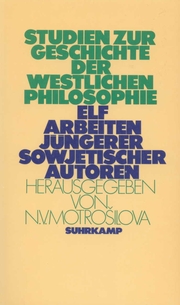 Studien zur Geschichte der westlichen Philosophie