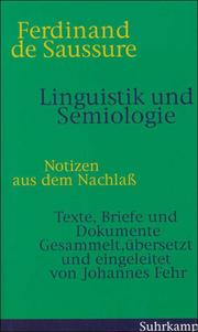 Linguistik und Semiologie - Cover