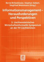 Informationsmanagement Herausforderungen und Perspektiven - Cover