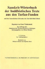 Sanskrit-Wörterbuch der buddhistischen Texte aus den Turfan-Funden. Lieferung 9