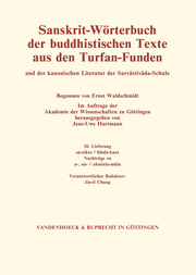 Sanskrit-Wörterbuch der buddhistischen Texte aus den Turfan-Funden.Lieferung 26