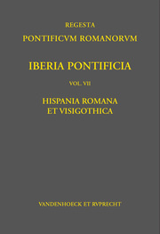 Iberia Pontificia. Vol. VII - Cover