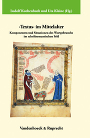 'Textus' im Mittelalter