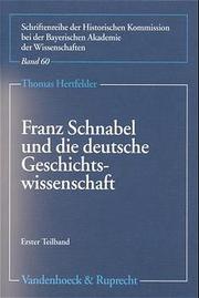 Franz Schnabel und die deutsche Geschichtswissenschaft