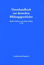 Sozialgeschichte und Statistik des Mädchenschulwesens in den deutschen Staaten 1800-1945