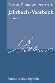 Jahrbuch des Simon-Dubnow-Instituts / Simon Dubnow Intitute Yearbook IX/2010