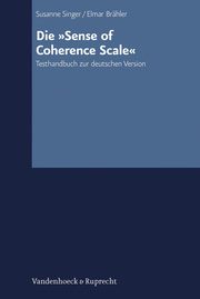Die 'Sense of Coherence Scale' - Cover