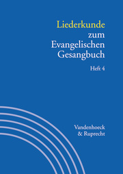 Liederkunde zum Evangelischen Gesangbuch. Heft 4 - Cover