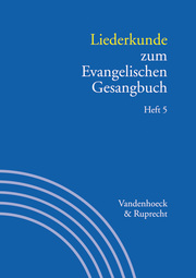 Liederkunde zum Evangelischen Gesangbuch. Heft 5 - Cover