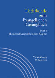 Liederkunde zum Evangelischen Gesangbuch. Heft 8 - Cover