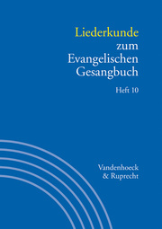 Liederkunde zum Evangelischen Gesangbuch. Heft 10 - Cover