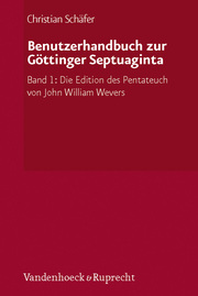 Benutzerhandbuch zur Göttinger Septuaginta 1