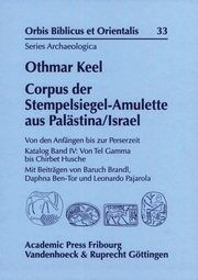 Corpus der Stempelsiegel-Amulette aus Palästina/Israel