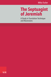 The Septuagint of Jeremiah - Cover