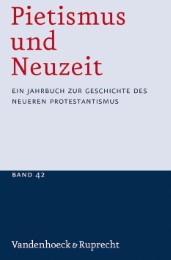 Pietismus und Neuzeit Band 42 - 2016 - Cover