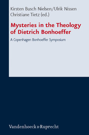 Mysteries in the Theology of Dietrich Bonhoeffer - Cover