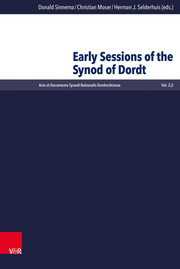 Early Sessions of the Synod of Dordt - Cover