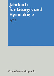 Jahrbuch für Liturgik und Hymnologie, 52. Band 2013 - Cover