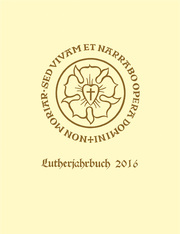 Lutherjahrbuch 83. Jahrgang 2016