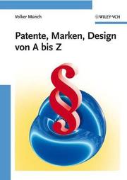 Patente, Marken, Design von A bis Z - Cover