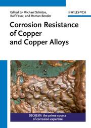 Corrosion Resistance of Copper and Copper Alloys - Cover