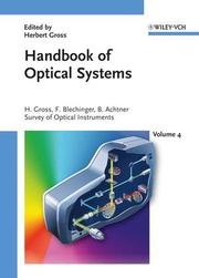 Handbook of Optical Systems 4