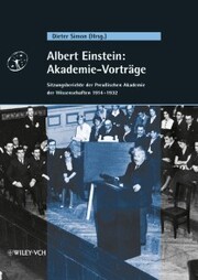 Albert Einstein: Akademie-Vorträge - Cover