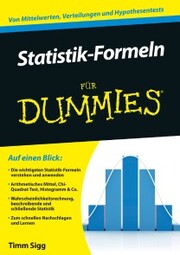 Statistik-Formeln für Dummies - Cover