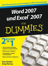 Word 2007 und Excel 2007 für Dummies - Cover