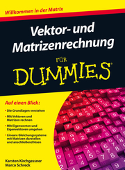 Vektor- und Matrizenrechnung für Dummies - Cover