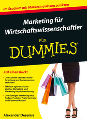 Marketing für Wirtschaftswissenschaftler für Dummies - Cover