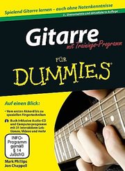 Gitarre für Dummies mit Trainings-Programm - Cover