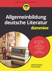 Allgemeinbildung deutsche Literatur für Dummies - Cover