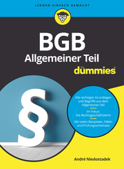 BGB Allgemeiner Teil für Dummies - Cover