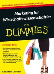 Marketing für Wirtschaftswissenschaftler für Dummies - Cover