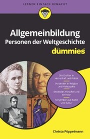Allgemeinbildung Personen der Weltgeschichte für Dummies - Cover