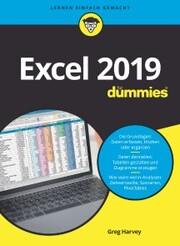 Excel 2019 für Dummies - Cover