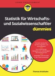 Statistik für Wirtschafts- und Sozialwissenschaftler für Dummies - Cover