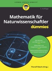 Mathematik für Naturwissenschaftler für Dummies - Cover
