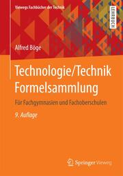 Technologie/Technik Formelsammlung - Cover