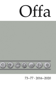 Offa-Zeitschrift. Berichte und Mitteilungen zur Archäologie