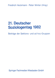 21.Deutscher Soziologentag 1982