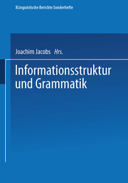 Informationsstruktur und Grammatik - Cover