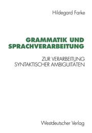 Grammatik und Sprachverarbeitung