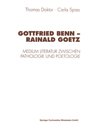 Gottfried Benn Rainald Goetz - Cover