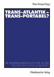 Trans-Atlantik Trans-Portabel? - Cover