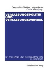 Verfassungspolitik und Verfassungswandel - Cover