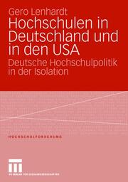 Hochschulen in Deutschland und in den USA - Cover